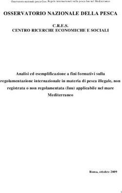 OSSERVATORIO NAZIONALE DELLA PESCA