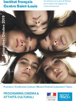 Institut français Centre Saint-Louis - PROGRAMMA CINEMA & ATTIVITÀ CULTURALI - Institut français ...