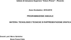 PROGRAMMAZIONE ANNUALE MATERIA: TECNOLOGIE E TECNICHE DI RAPPRESENTAZIONE GRAFICA - Istituto di Istruzione Superiore "Arturo Prever" - Pinerolo ...