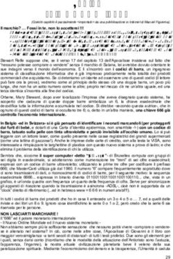 IL MARCHIO 666 cap 2 - comunita' cristiana evangelica di lecco