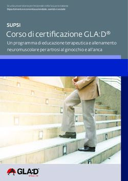 Corso di certificazione GLA:D - Un programma di educazione terapeutica e allenamento neuromuscolare per artrosi al ginocchio e all'anca - Supsi