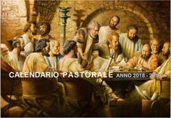 CALENDARIO PASTORALE - La Comunità di san Nicola ...
