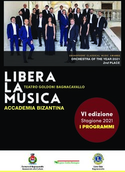 Libera la Musica GRAMOPHONE CLASSICAL MUSIC AWARDS ORCHESTRA OF THE YEAR 2021 - 2nd PLACE - Accademia ...