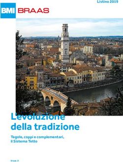 L'evoluzione della tradizione - Listino 2019 - BMI Group