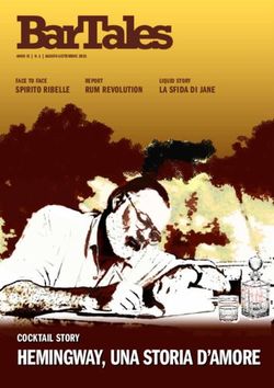 HEMINGWAY, UNA STORIA D'AMORE - COCKTAIL STORY - SPIRITO RIBELLE - Gruppo Meregalli