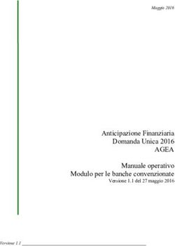 Anticipazione Finanziaria Domanda Unica 2016 - AGEA Versione 1.1 del 27 maggio 2016 - Sian