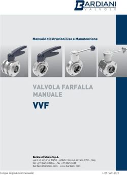 VVF VALVOLA FARFALLA MANUALE - Bardiani Valvole