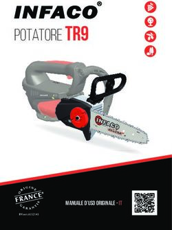 Potatore TR9 - Manuale d'uso originale - iT - Infaco