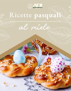 Al miele Ricette pasquali
