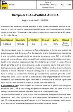 Campo di TEA-LAVANDA-ARNICA - Aggiornamento al 31/12/2018