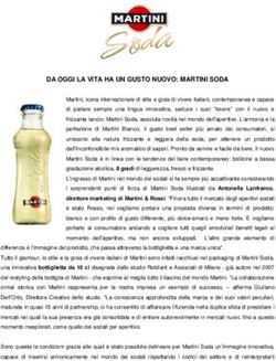 DA OGGI LA VITA HA UN GUSTO NUOVO: MARTINI SODA