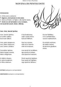 NOVENA DI PENTECOSTE - Chi ci separer&agrave;?