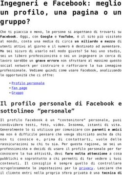Ingegneri e Facebook: meglio un profilo, una pagina o un gruppo?