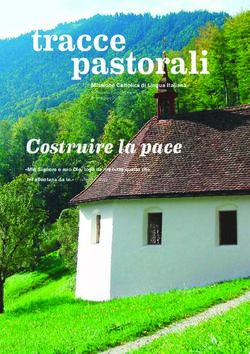Costruire la pace Missione Cattolica di Lingua Italiana "Mio Signore e mio Dio, togli da me tutto quello che - Kath.ch