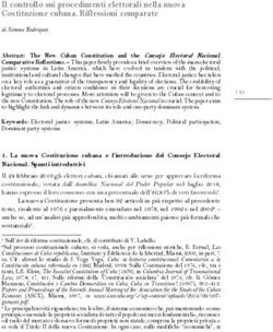 Il controllo sui procedimenti elettorali nella nuova Costituzione cubana. Riflessioni comparate