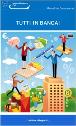 TUTTI IN BANCA! I Manuali del Consumatore - Camera di Commercio ...
