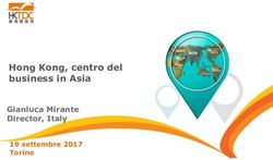 Hong Kong, centro del business in Asia - Gianluca Mirante Director, Italy 19 settembre 2017 - Camera di commercio di ...