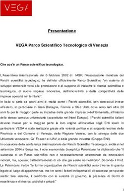Presentazione VEGA Parco Scientifico Tecnologico di Venezia