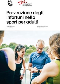 Prevenzione degli infortuni nello sport per adulti - Barbara Pfenninger Berna, 2020 Documentazione tecnica 4.057