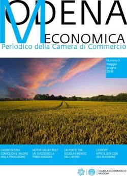L'AGRICOLTURA CONSOLIDA IL VALORE DELLA PRODUZIONE MOTOR VALLEY FEST UN SUCCESSO LA PRIMA EDIZIONE - Camera di Commercio di Modena