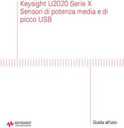 Keysight U2020 Serie X Sensori di potenza media e di picco USB - Guida all'uso