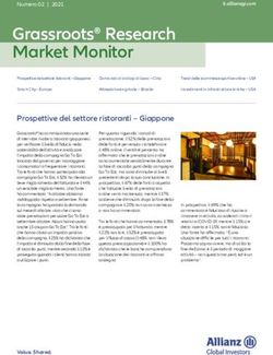 Grassroots Research Market Monitor - Numero 02 | 2021 - Allianz Global Investors