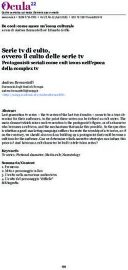 Serie tv di culto, ovvero il culto delle serie tv - Ocula