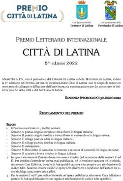 CCIITTTT&Agrave;&Agrave; DDII LLAATTIINNAA - PREMIO LETTERARIO INTERNAZIONALE