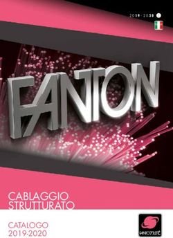 CABLAGGIO STRUTTURATO - CATALOGO - Fanton