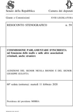 RESOCONTO STENOGRAFICO - Senato