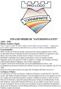 VITA ED OPERE DI "SATURNINO GATTI"