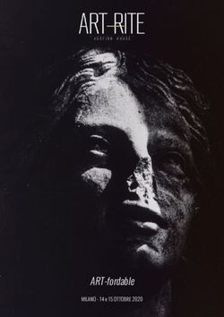 ART-fordable MILANO - 14 e 15 OTTOBRE 2020 - AUCTION HOUSE - Art-Rite