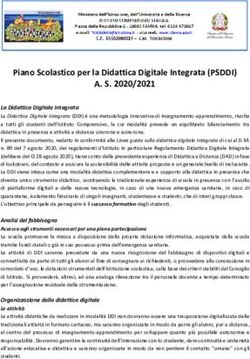 Piano Scolastico per la Didattica Digitale Integrata (PSDDI) - A. S. 2020/2021 - ic favria