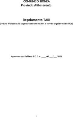 Regolamento TARI COMUNE DI BONEA - Provincia di Benevento