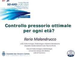 Controllo pressorio ottimale per ogni et&agrave;? - Ilaria Malandrucco UOC Endocrinologia, Diabetologia e Malattie Metaboliche - Societ&agrave; Italiana ...