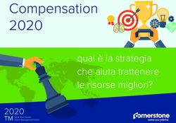 COMPENSATION 2020 QUAL È LA STRATEGIA CHE AIUTA TRATTENERE LE RISORSE MIGLIORI? - CORNERSTONE ONDEMAND