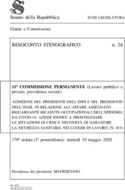 RESOCONTO STENOGRAFICO - Senato della Repubblica