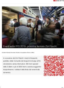 Eventi estivi FFS 2019: prossima fermata Z&uuml;ri F&auml;scht - SBB News
