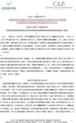 L'ITALIA E LA SFIDA DELL'AUTO ELETTRICA E DELL'AUTO A GUIDA AUTONOMA - Centro Studi Promotor