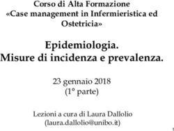 Epidemiologia. Misure di incidenza e prevalenza - Corso di Alta Formazione "Case management in Infermieristica ed Ostetricia"