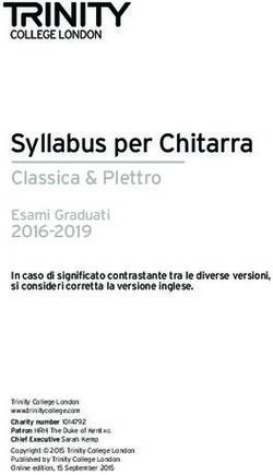Syllabus per Chitarra - Classica & Plettro Esami Graduati - Free Sound Studies