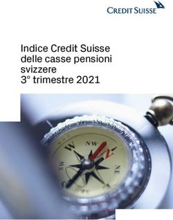 Indice Credit Suisse delle casse pensioni svizzere 3 trimestre 2021