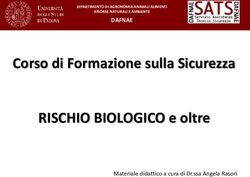 Corso di Formazione sulla Sicurezza RISCHIO BIOLOGICO e oltre - e-learning unipd
