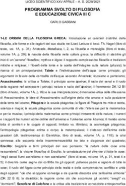 PROGRAMMA SVOLTO DI FILOSOFIA - LICEO SCIENTIFICO XXV APRILE - A. S. 2020/2021