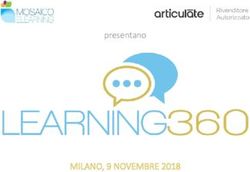 MILANO, 9 NOVEMBRE 2018 - presentano - learning360