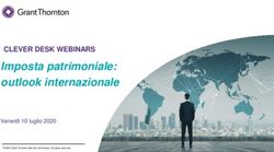 Imposta patrimoniale: outlook internazionale - CLEVER DESK WEBINARS Venerdì 10 luglio 2020 - Bernoni Grant Thornton
