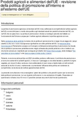 Prodotti agricoli e alimentari dell'UE - revisione della politica di promozione all'interno e all'esterno dell'UE - Greenpeace Standup