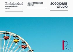 SOGGIORNI STUDIO SAN PIETROBURGO MOSCA - Associazione Italia Russia
