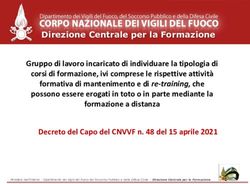 Gruppo di lavoro incaricato di individuare la tipologia di corsi di formazione, ivi comprese le rispettive attivit&agrave; formativa di mantenimento e di ...
