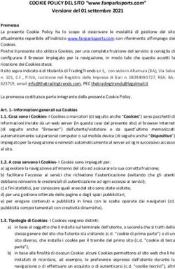 COOKIE POLICY DEL SITO "www.fanparksports.com" Versione del 01 settembre 2021